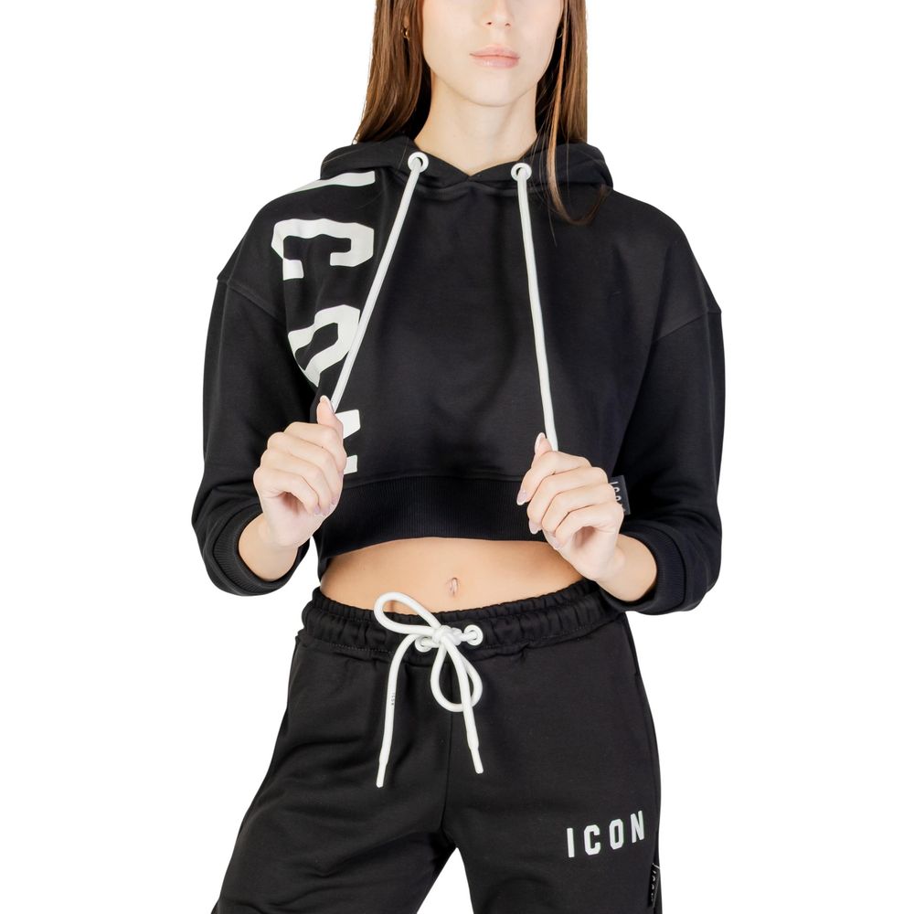 Icon Black Cotton Hoodie | Regal Royce