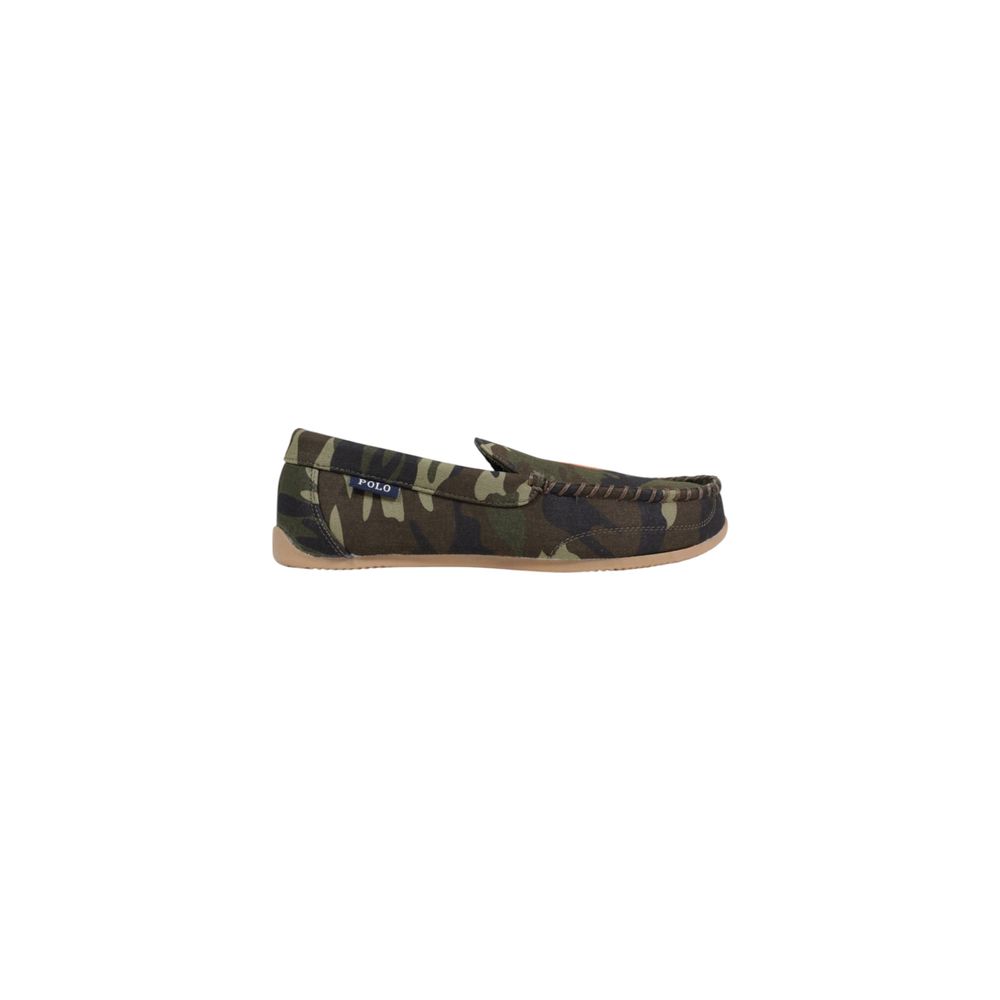 Ralph Lauren Green Textile Slippers | Regal Royce
