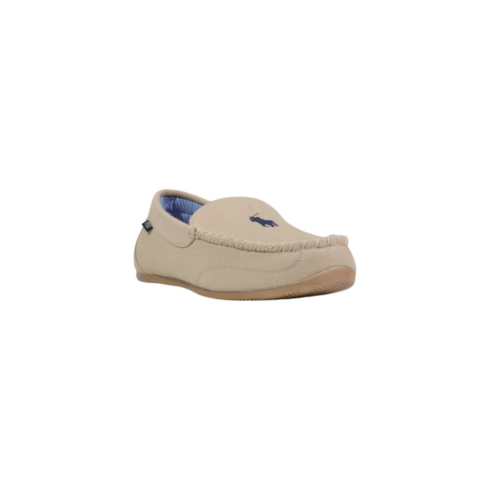 Ralph Lauren Beige Textile Slippers | Regal Royce