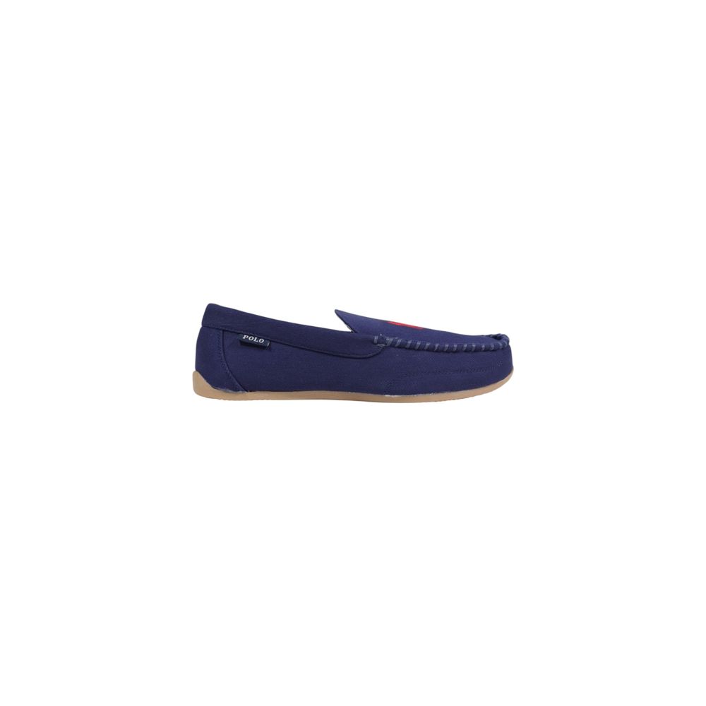 Ralph Lauren Blue Textile Slippers | Regal Royce