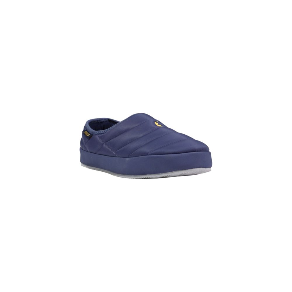 Ralph Lauren Blue Textile Slippers | Regal Royce