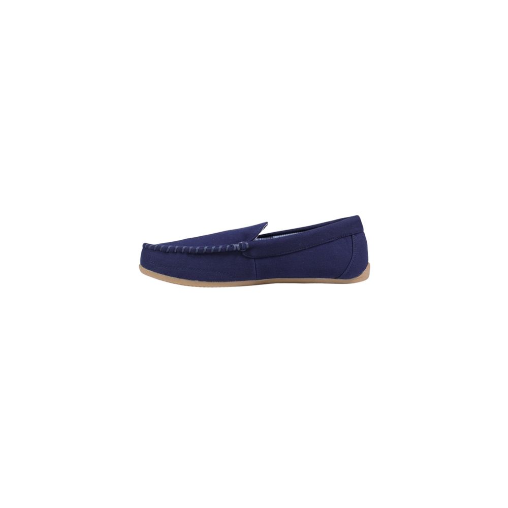 Ralph Lauren Blue Textile Slippers | Regal Royce