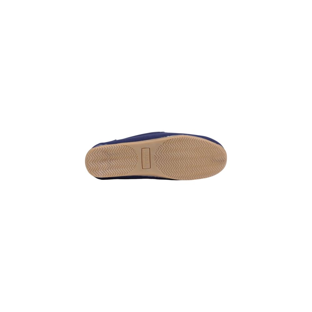 Ralph Lauren Blue Textile Slippers | Regal Royce