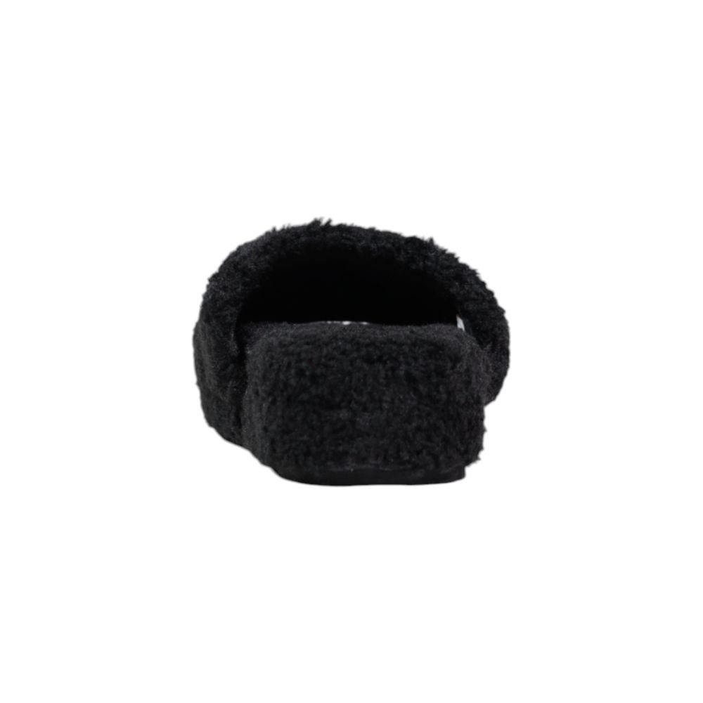 Ralph Lauren Black Textile Slippers | Regal Royce