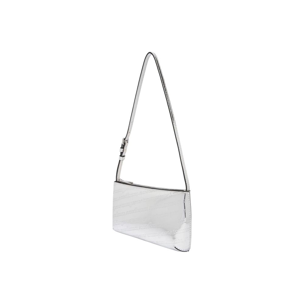Tommy Hilfiger Jeans Silver Polyethylene Handbag | Regal Royce