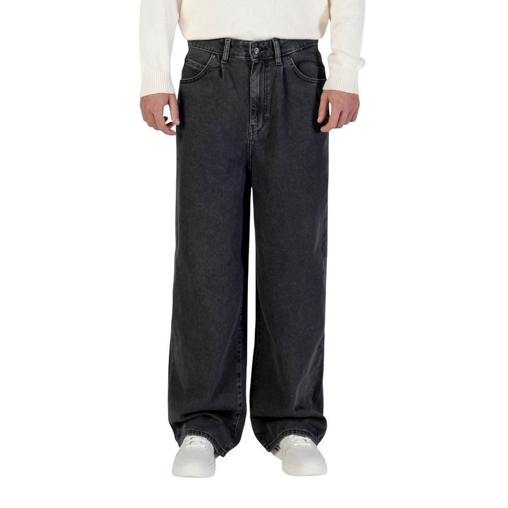 Only & Sons Black Cotton Relaxed Fit Jeans | Regal Royce