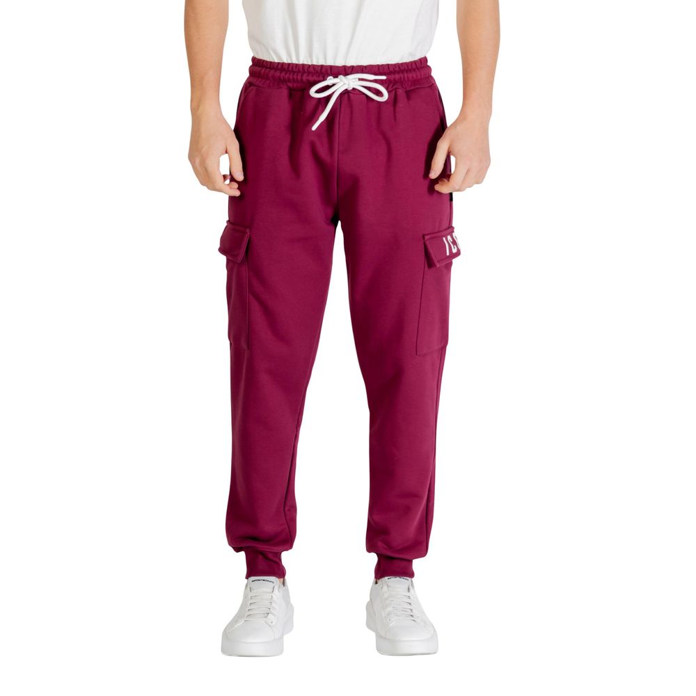 Icon Bordeaux Cotton Joggers (Workout Pants) | Regal Royce