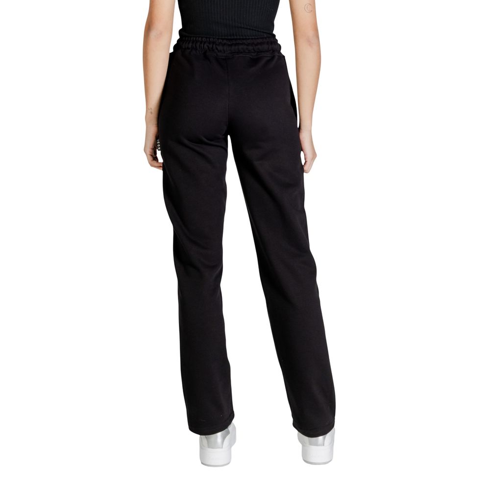 Icon Black Cotton Joggers (Workout Pants) | Regal Royce