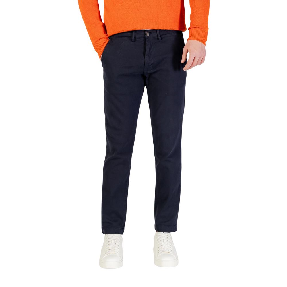 Borghese Blue Cotton Skinny Pants | Regal Royce