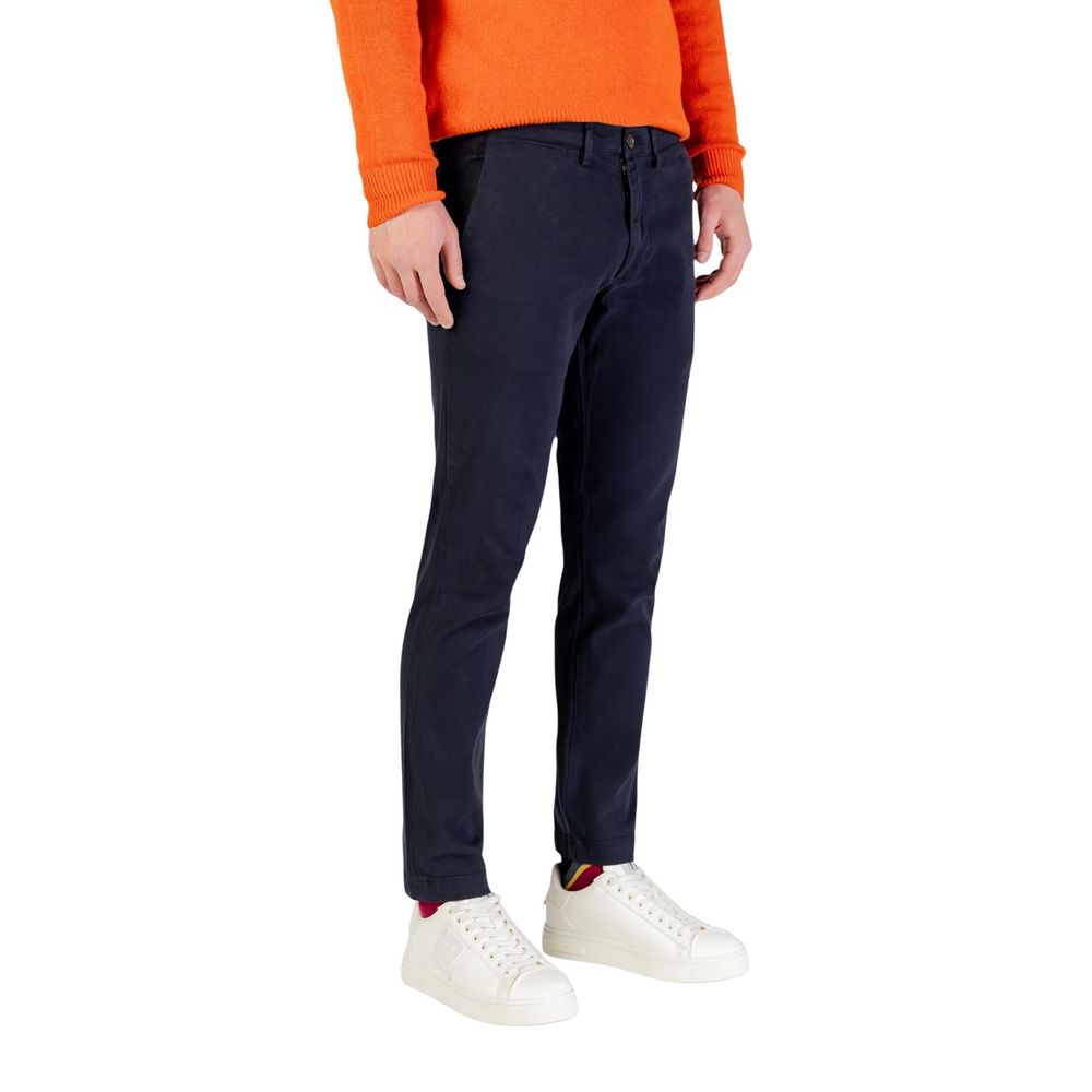 Borghese Blue Cotton Skinny Pants | Regal Royce