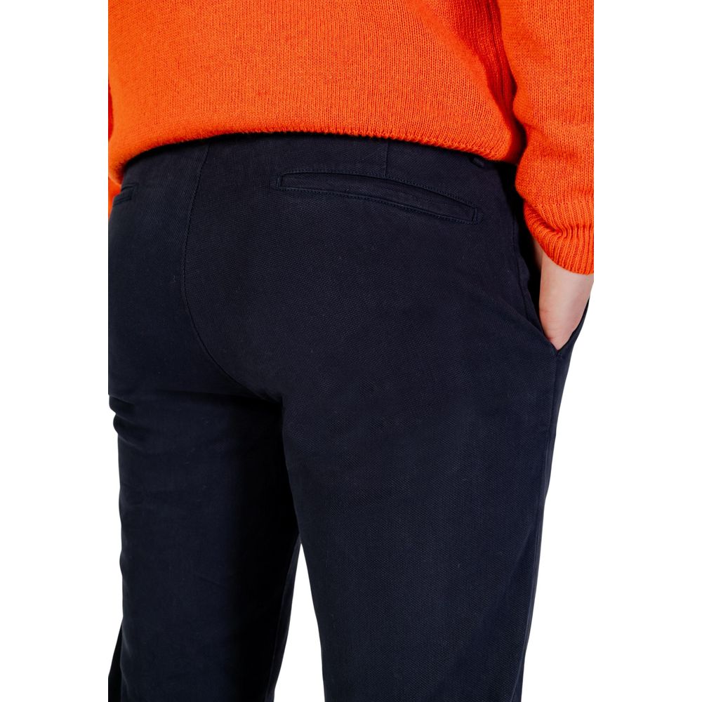 Borghese Blue Cotton Skinny Pants | Regal Royce