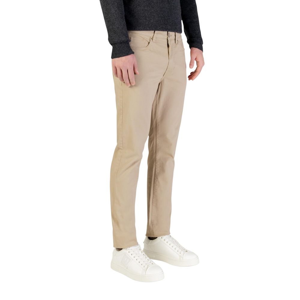 Borghese Beige Cotton Skinny Pants | Regal Royce