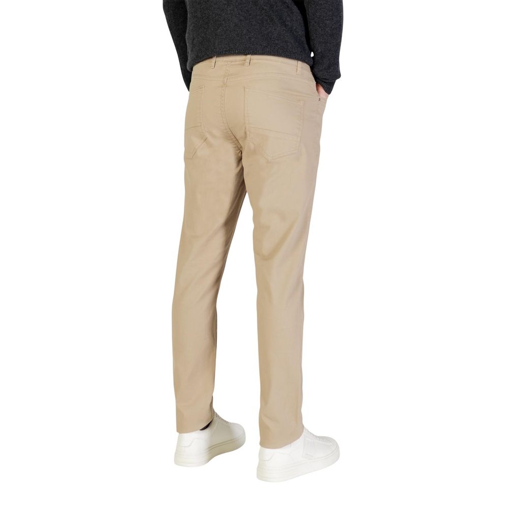 Borghese Beige Cotton Skinny Pants | Regal Royce