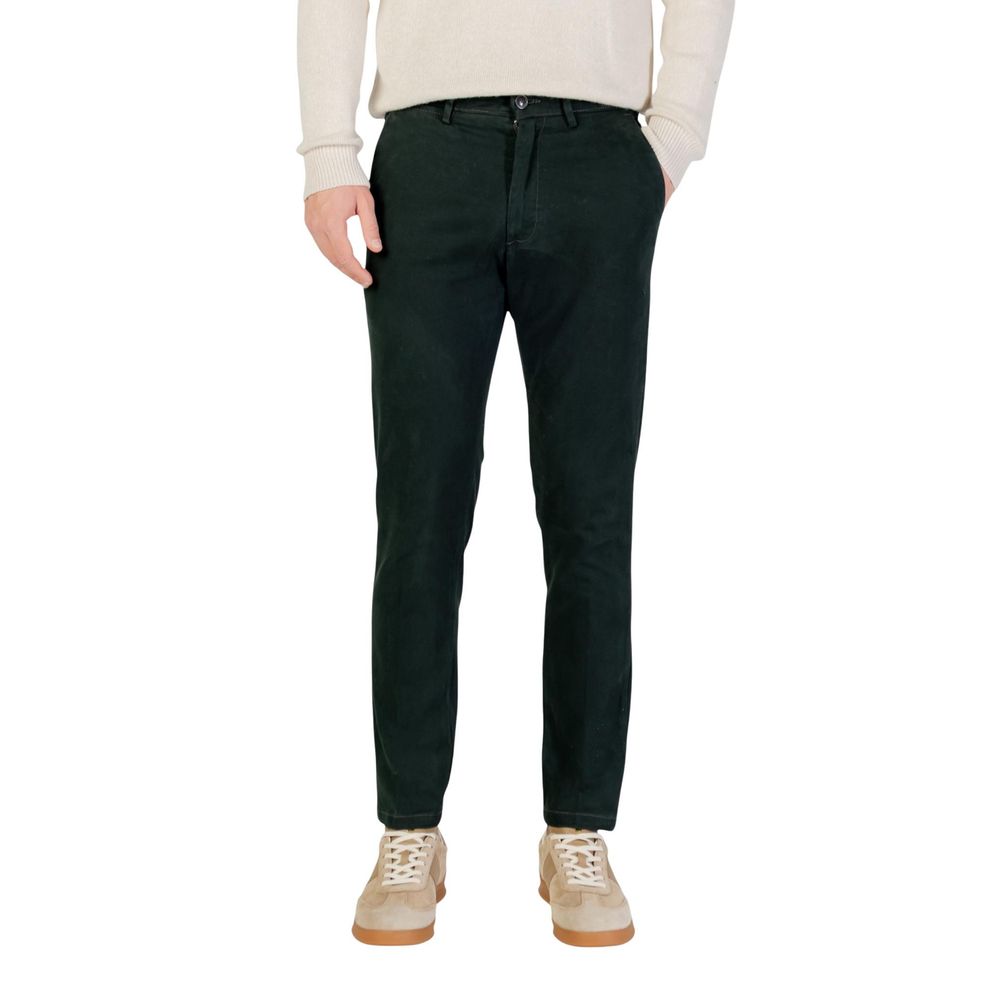 Borghese Green Cotton Skinny Pants | Regal Royce
