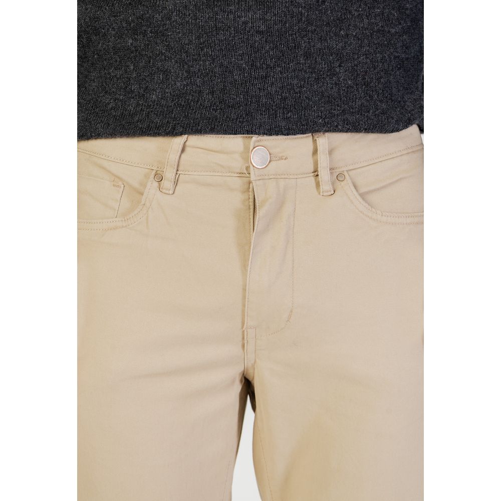 Borghese Beige Cotton Skinny Pants | Regal Royce