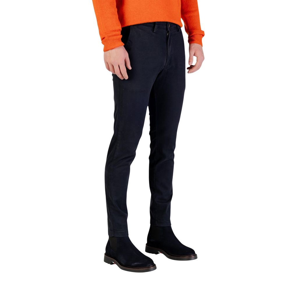 Borghese Blue Cotton Skinny Pants | Regal Royce