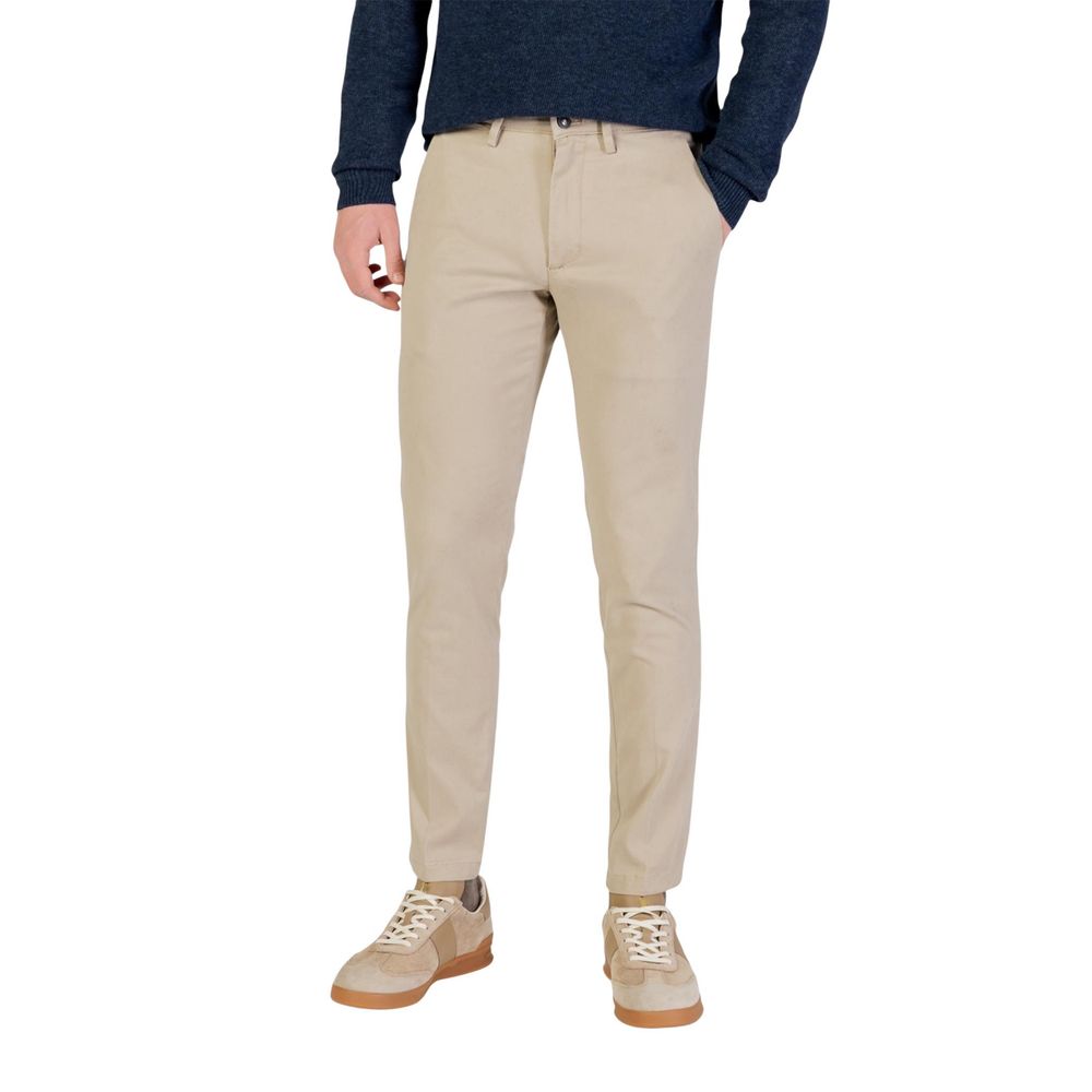 Borghese Beige Cotton Skinny Pants | Regal Royce