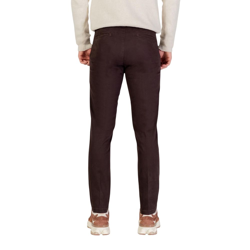 Borghese Brown Cotton Skinny Pants | Regal Royce