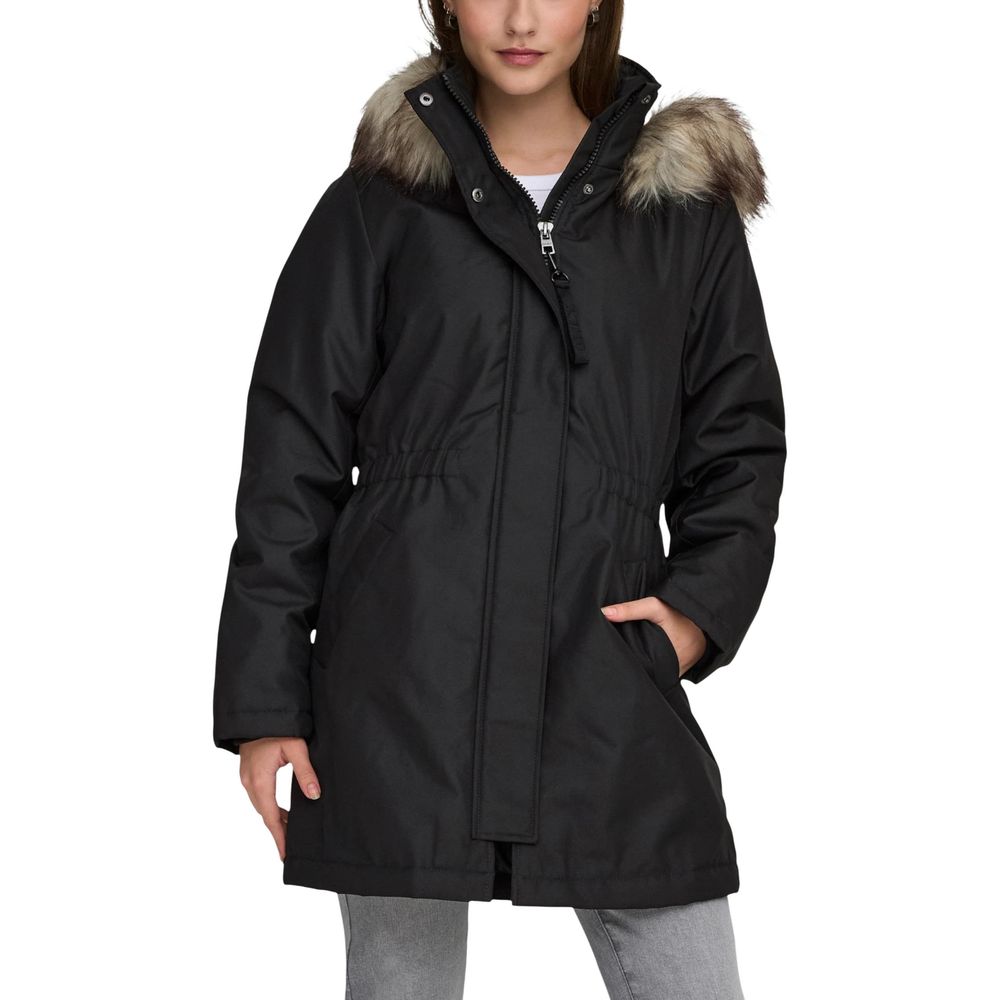 Only Black Recycled Polyester Parka | Regal Royce