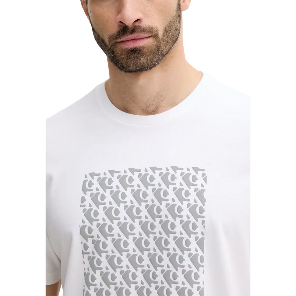 Calvin Klein Jeans White Cotton T-Shirt | Regal Royce