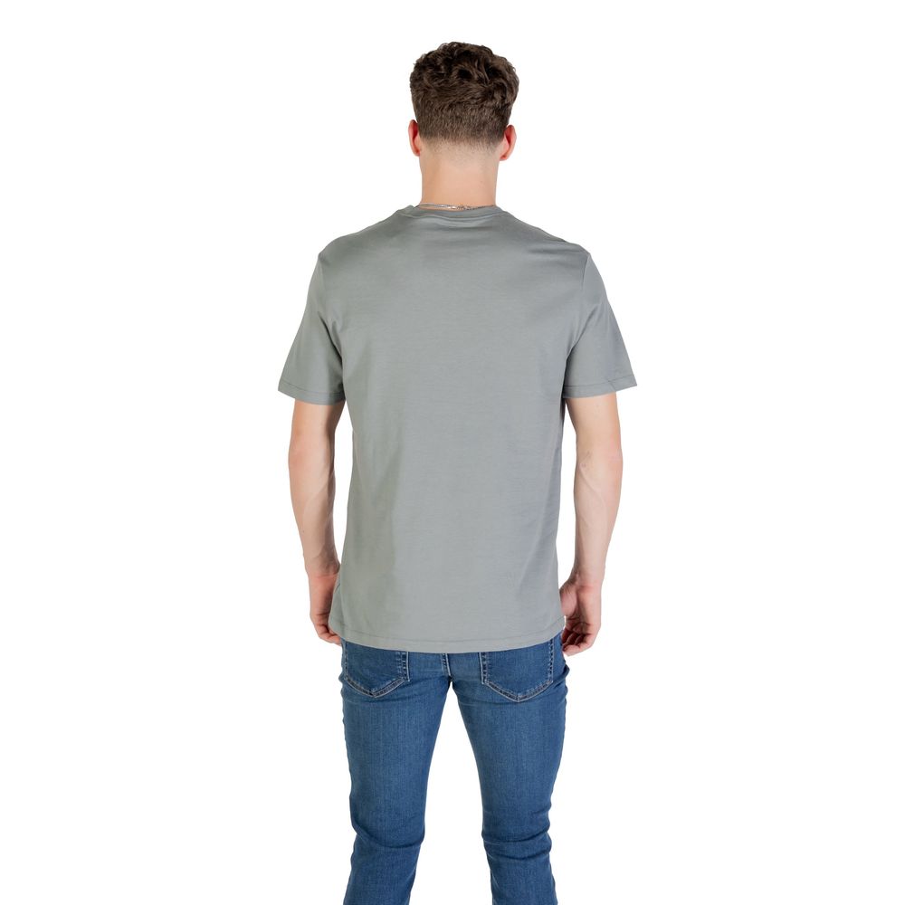 Calvin Klein Jeans Gray Cotton T-Shirt | Regal Royce
