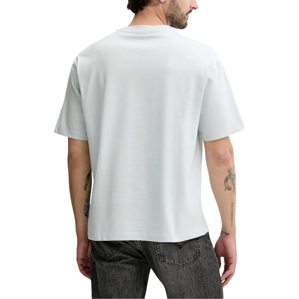 Calvin Klein Jeans Blue Cotton T-Shirt | Regal Royce
