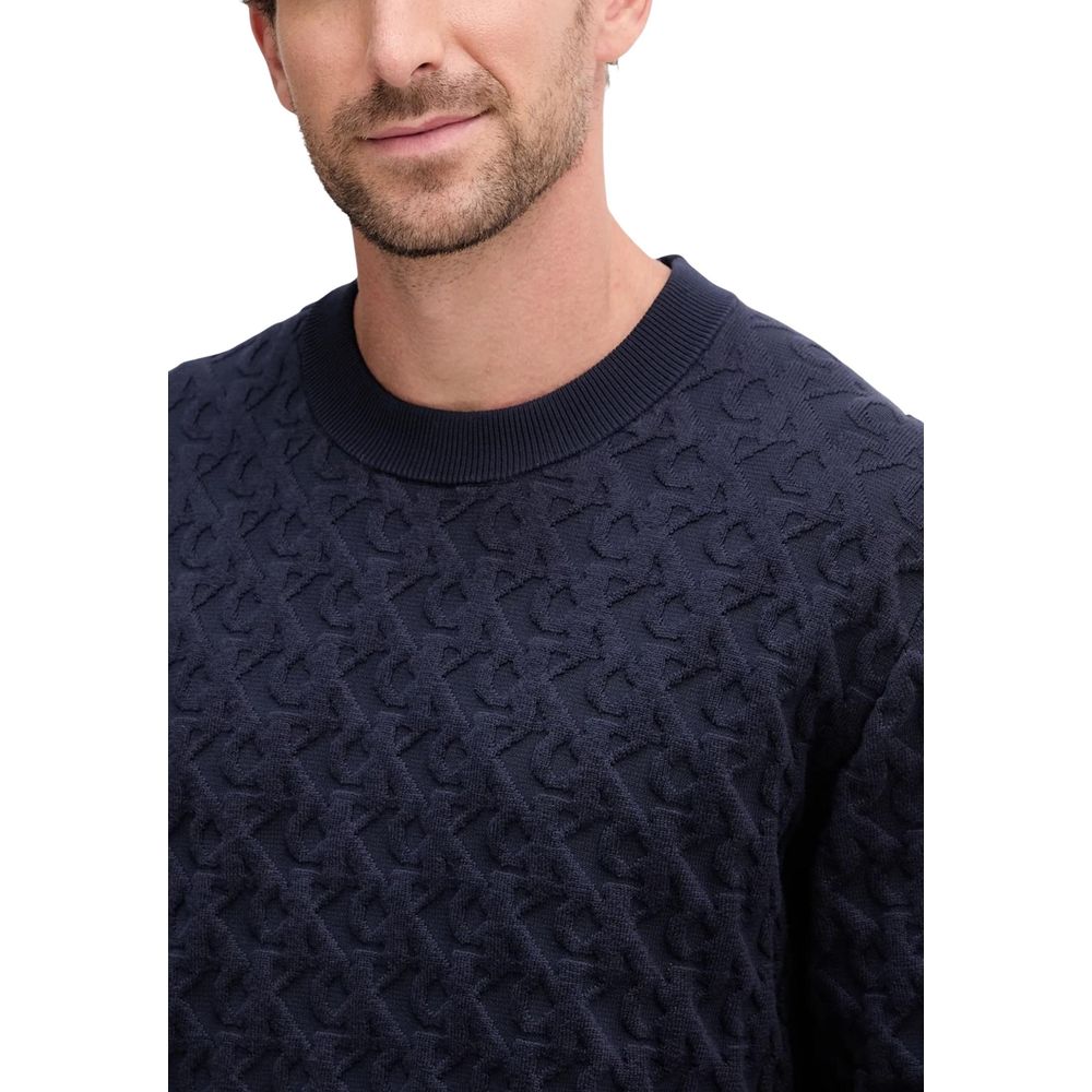Calvin Klein Jeans Blue Cotton Sweatshirt | Regal Royce