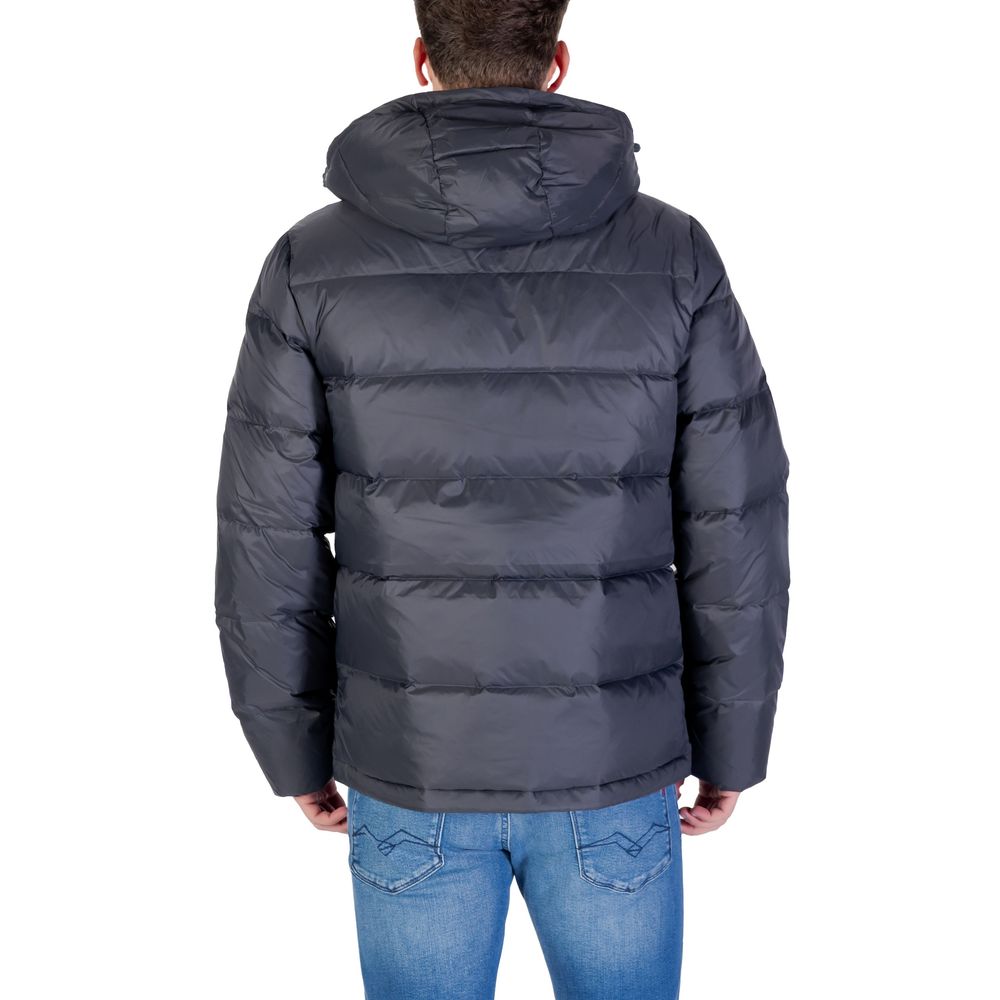Calvin Klein Jeans Gray Polyamide Coat | Regal Royce