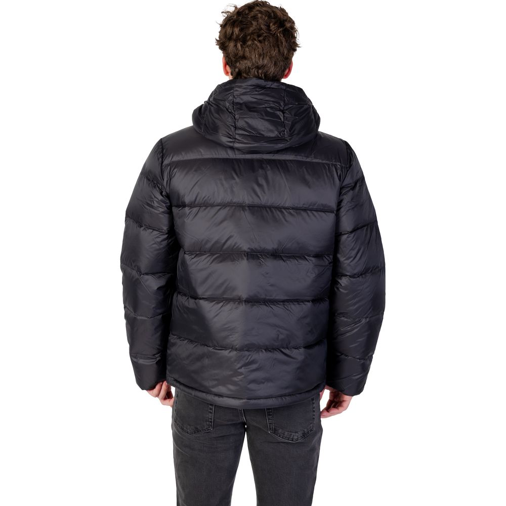 Calvin Klein Jeans Black Polyamide Coat | Regal Royce