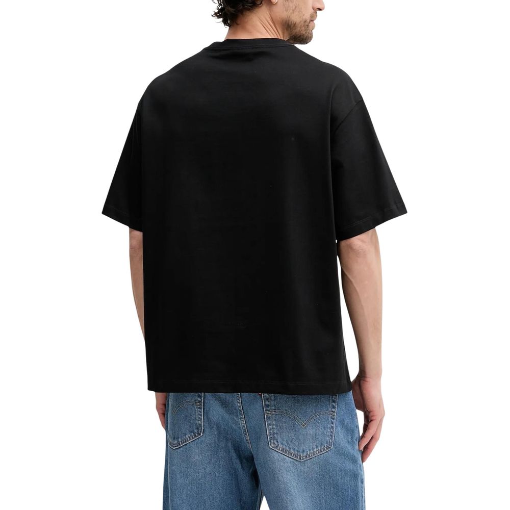 Calvin Klein Jeans Black Cotton T-Shirt | Regal Royce