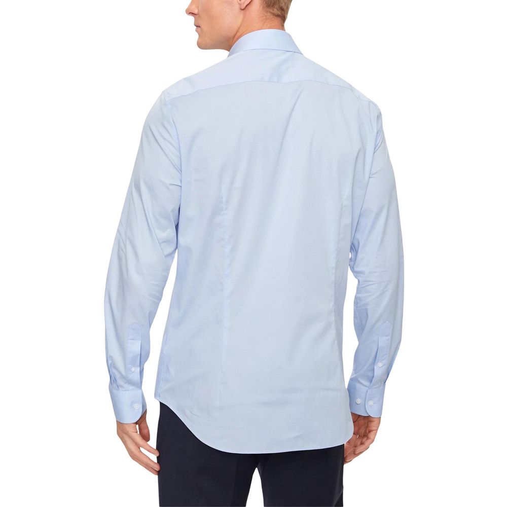 Tommy Hilfiger Blue Organic Cotton Dress Shirt | Regal Royce