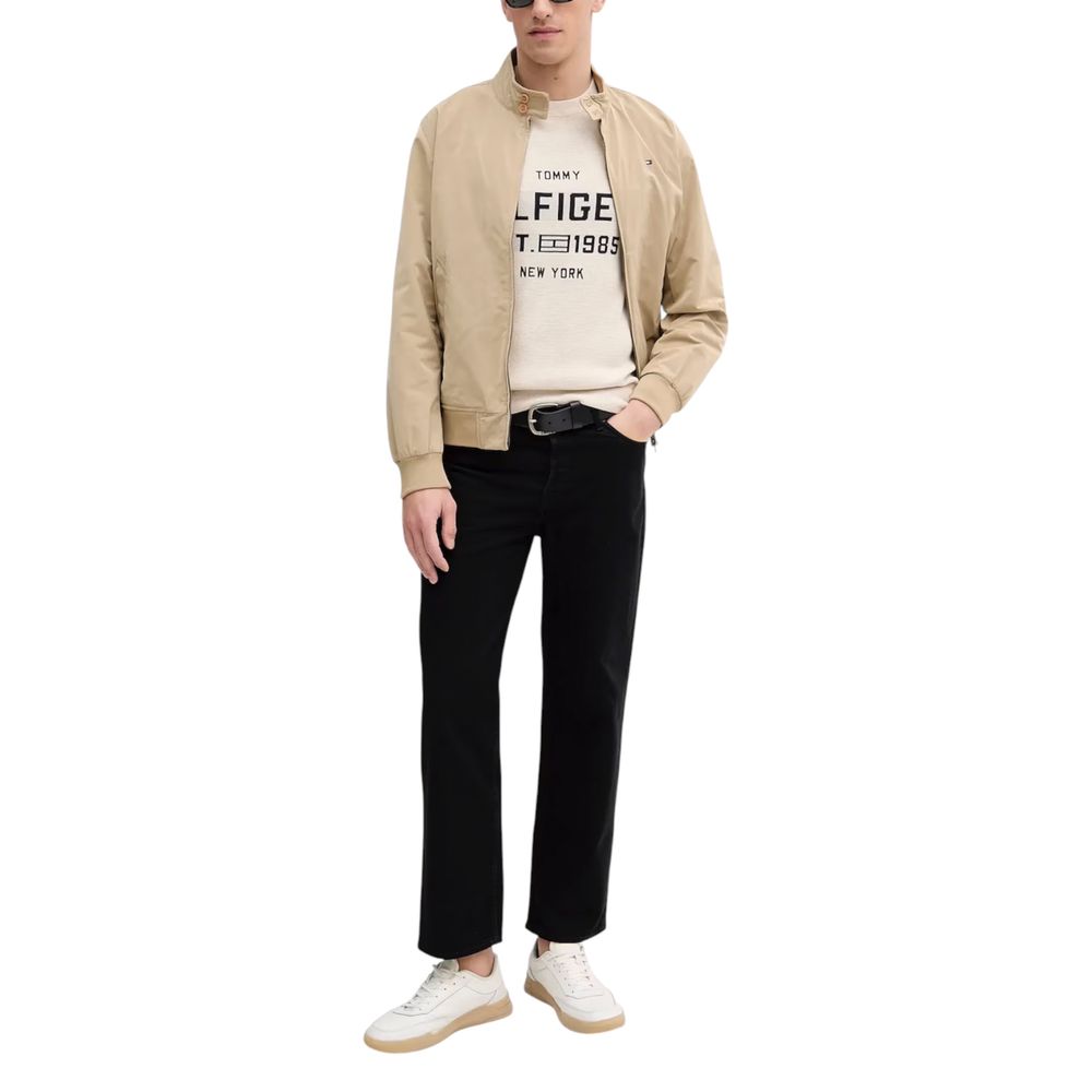 Tommy Hilfiger Beige Organic Cotton Sweatshirt | Regal Royce