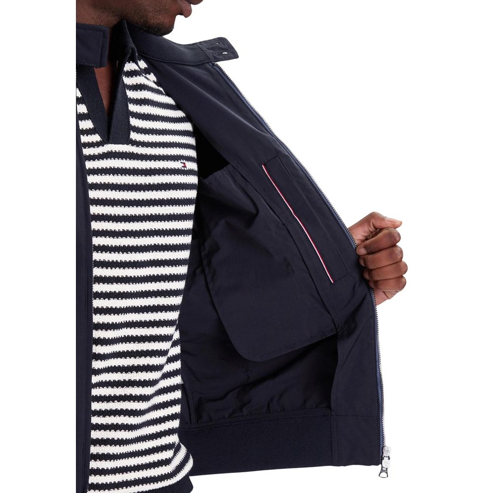 Tommy Hilfiger Blue Recycled Polyester Bomber | Regal Royce