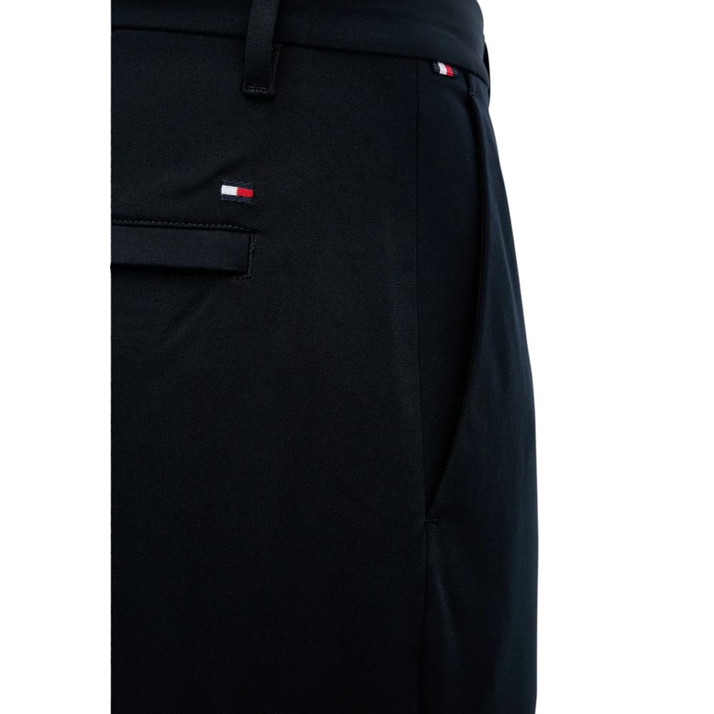 Tommy Hilfiger Blue Polyester Casual Pants | Regal Royce