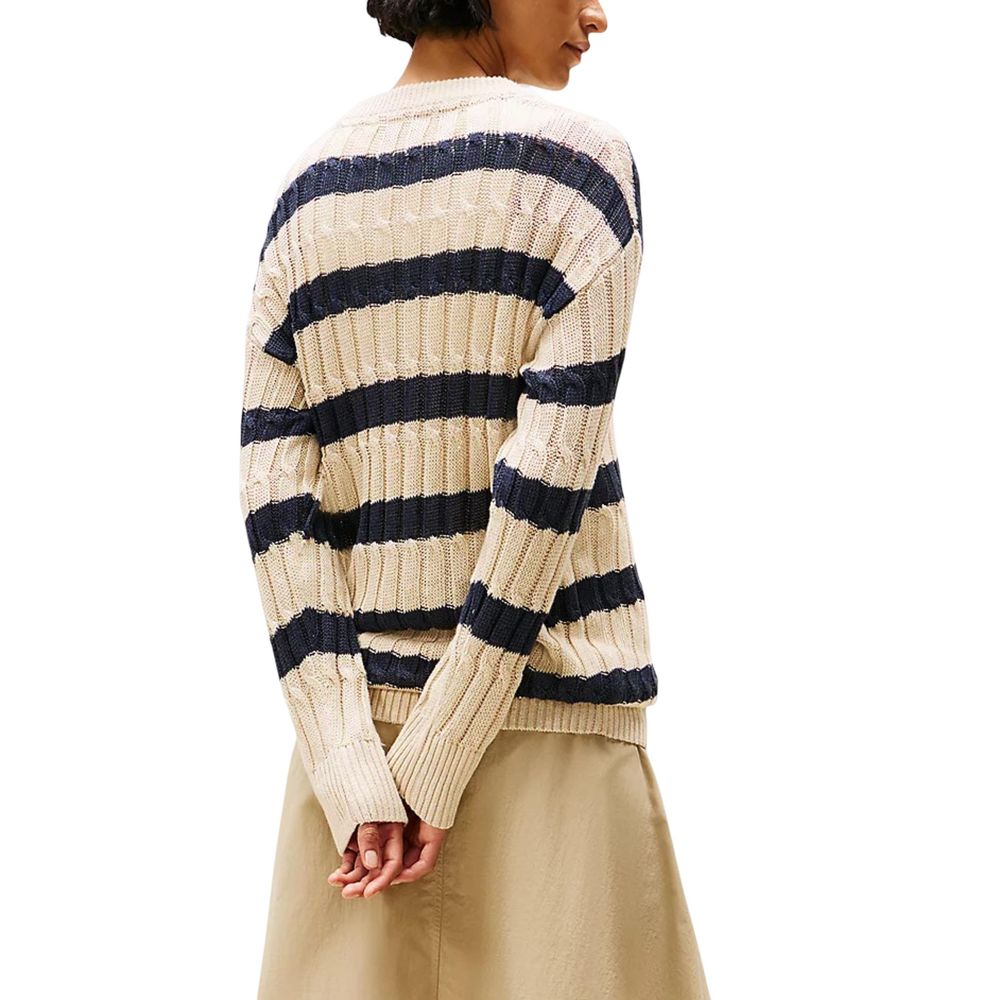Tommy Hilfiger Beige Linen Sweatshirt | Regal Royce