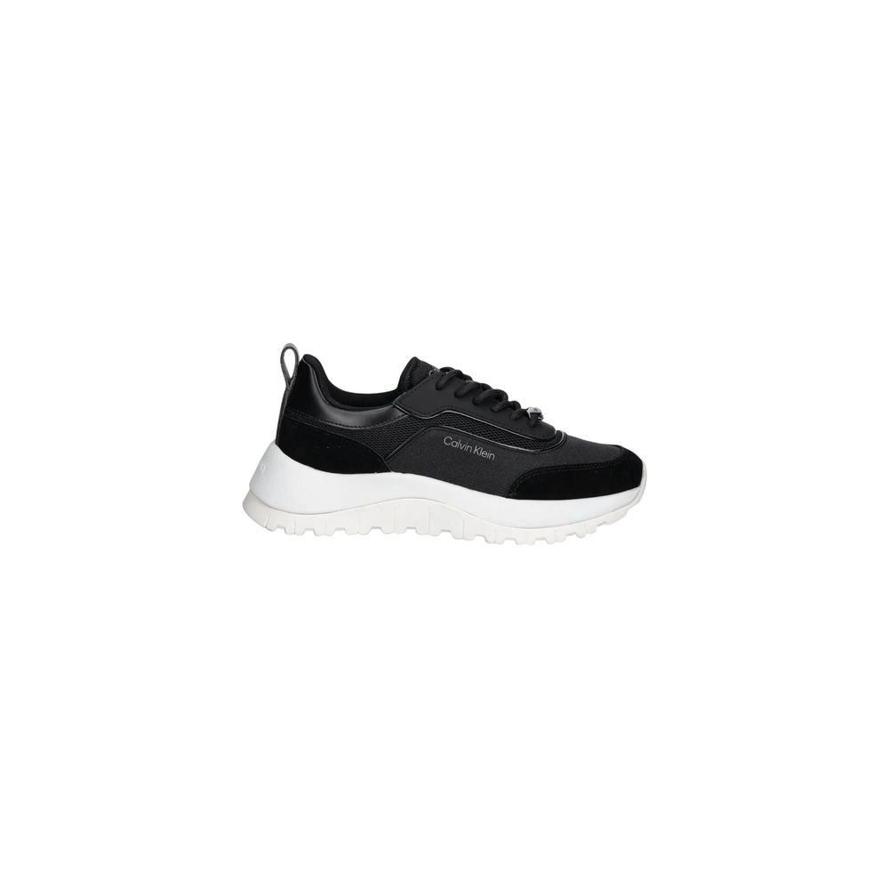 Calvin Klein Black Leather Athletic Sneakers | Regal Royce