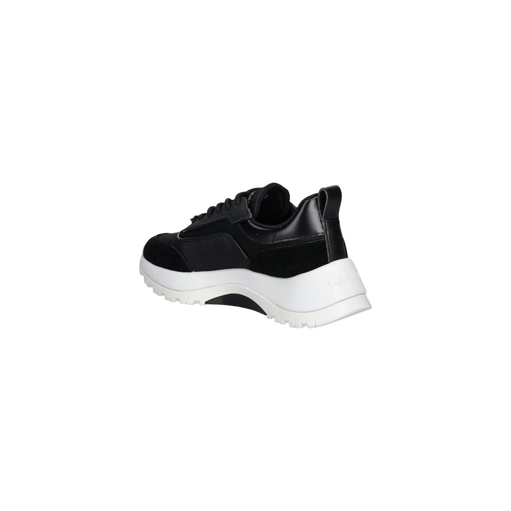 Calvin Klein Black Leather Athletic Sneakers | Regal Royce