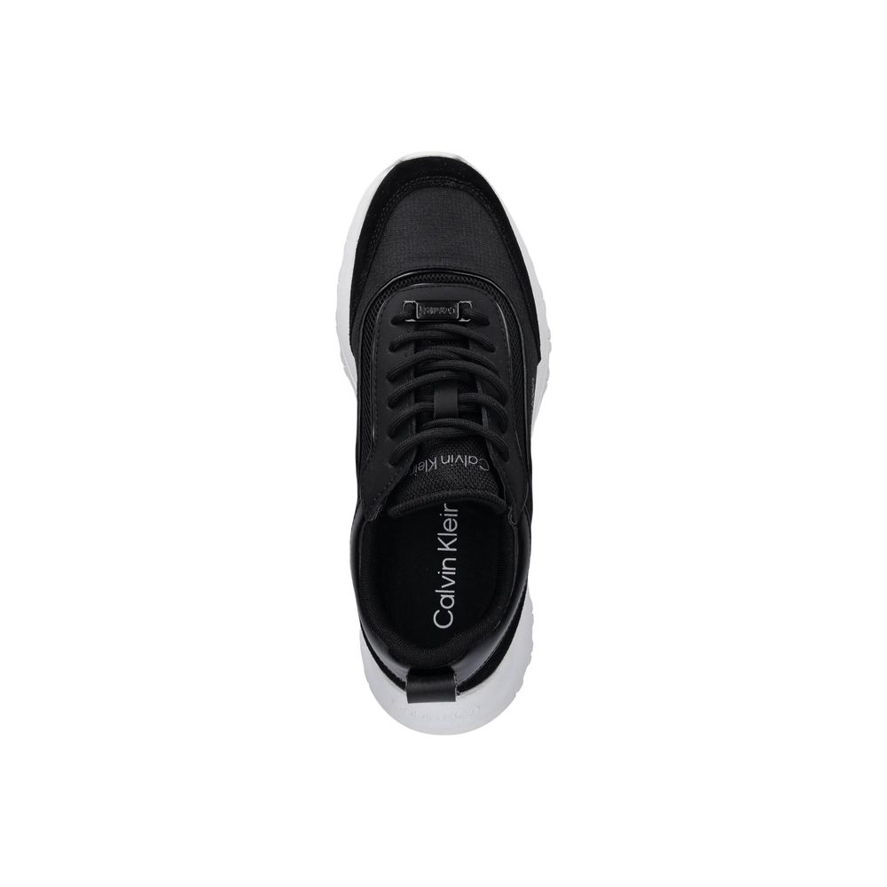 Calvin Klein Black Leather Athletic Sneakers | Regal Royce