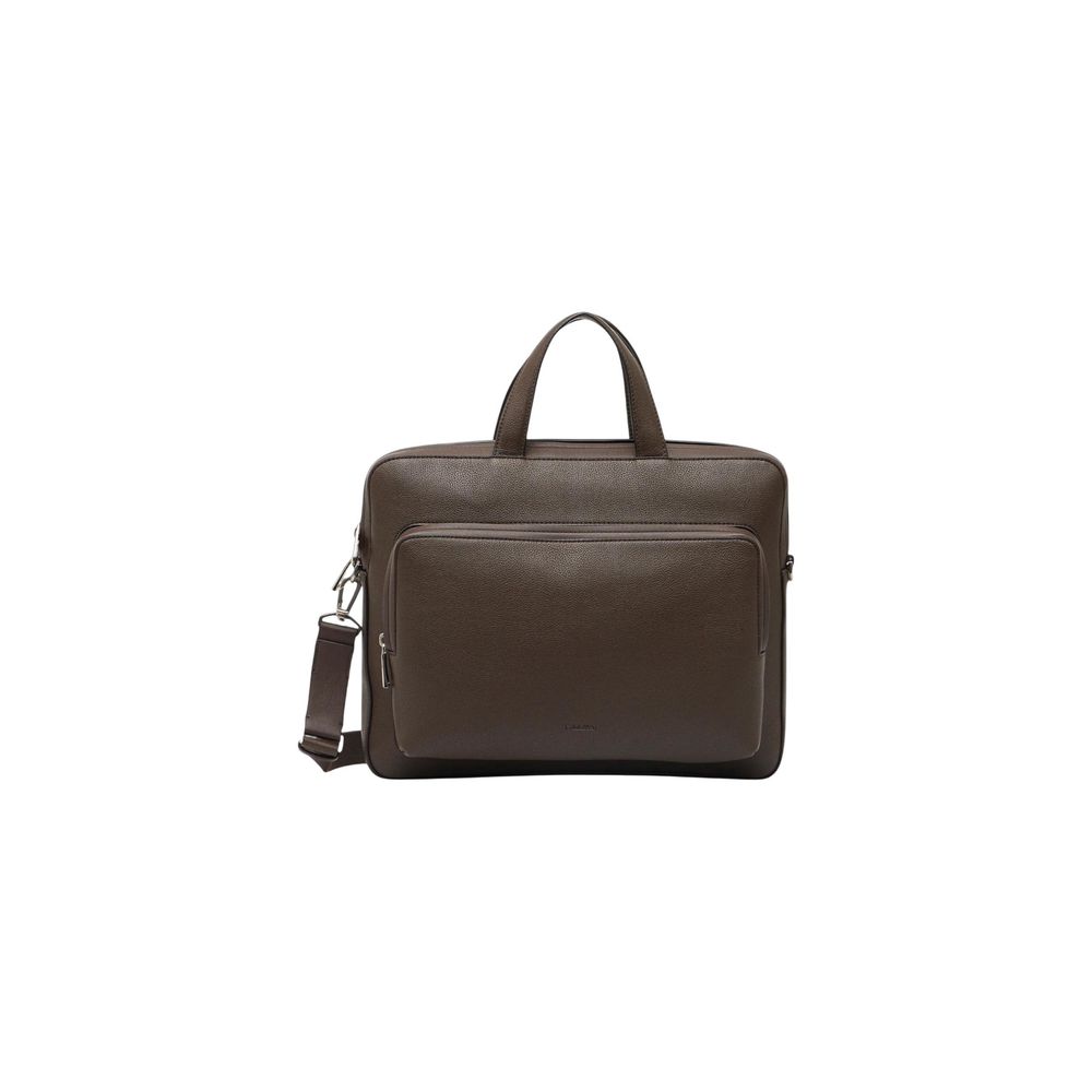 Calvin Klein Brown Polyethylene Briefcase | Regal Royce