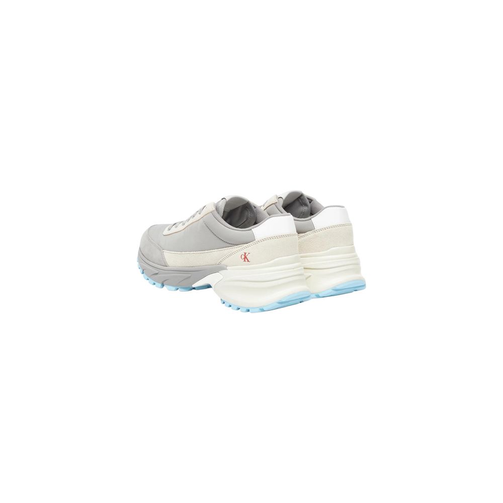 Calvin Klein Jeans Gray Suede Leather Athletic Sneakers | Regal Royce