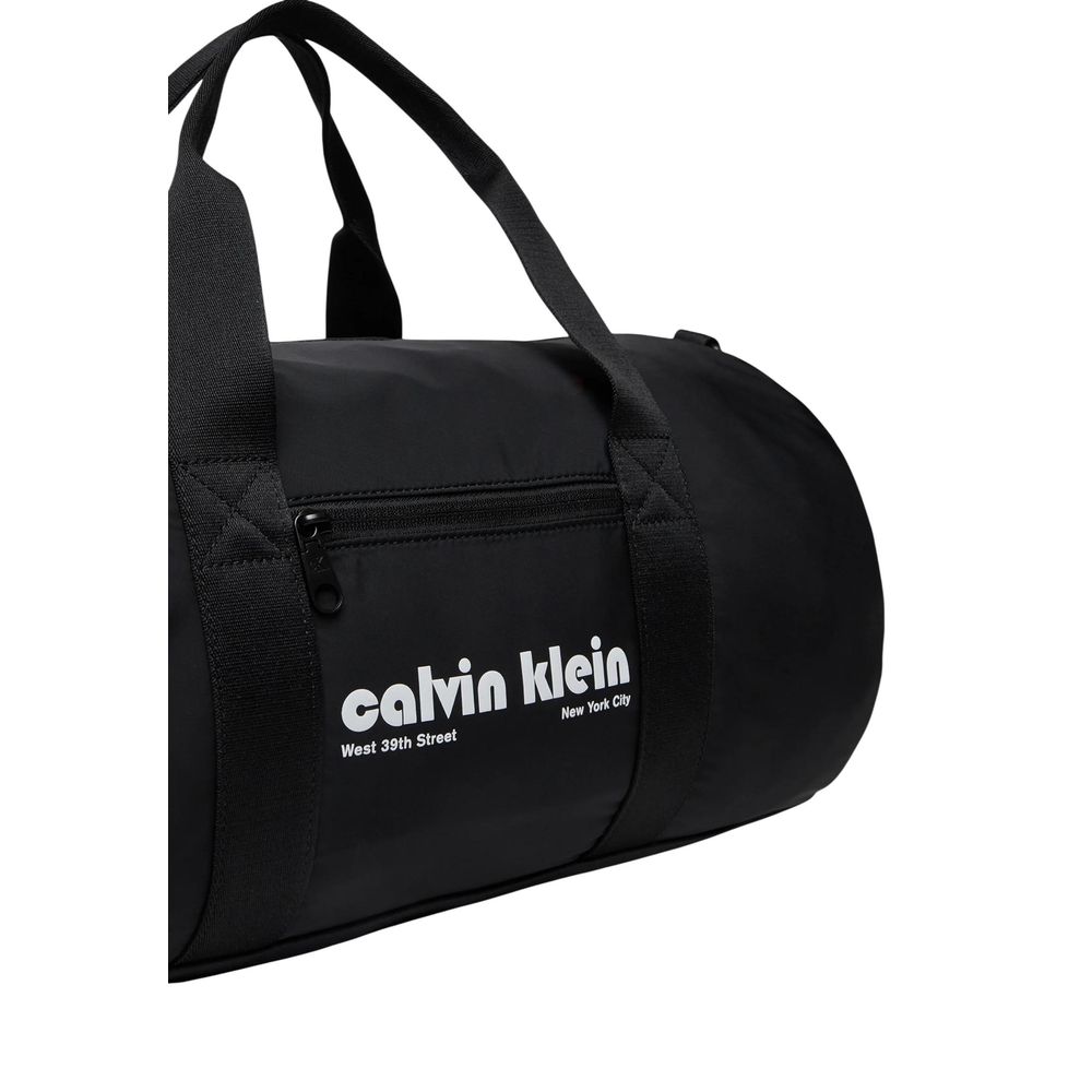 Calvin Klein Black Recycled Polyester Duffel Bag | Regal Royce