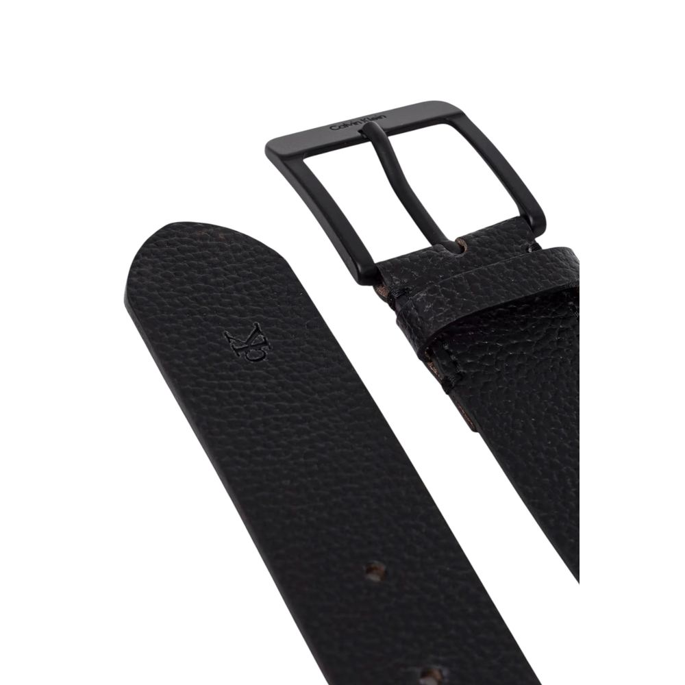 Calvin Klein Black Leather Regular Belt | Regal Royce