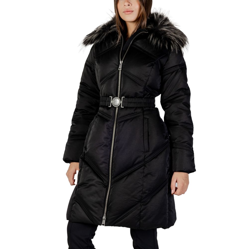 Guess Black Cotton Coat | Regal Royce