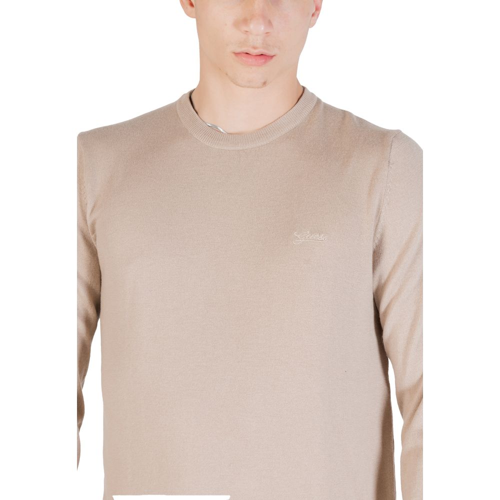 Guess Beige Polyester Sweatshirt | Regal Royce