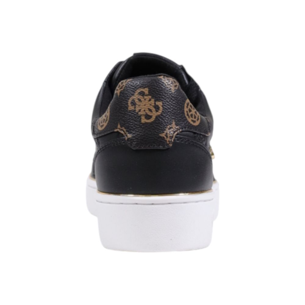 Guess Black Polyethylene Low Top Sneakers | Regal Royce