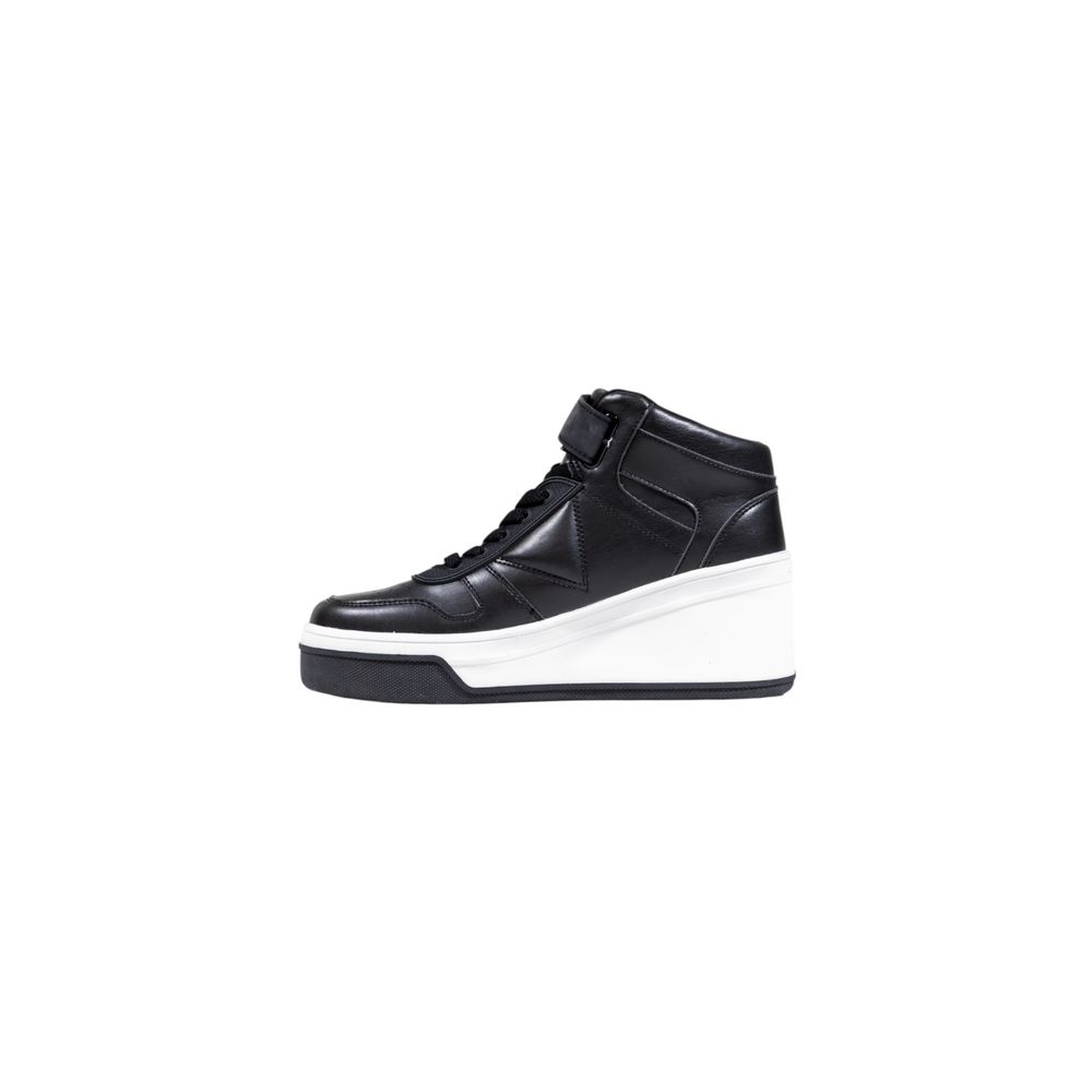 Guess Black Polyethylene Platform Sneakers | Regal Royce