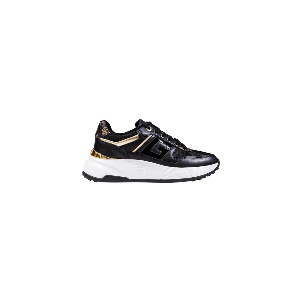 Guess Black Polyethylene Chunky Sneakers | Regal Royce