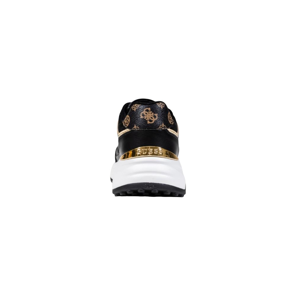 Guess Black Polyethylene Chunky Sneakers | Regal Royce