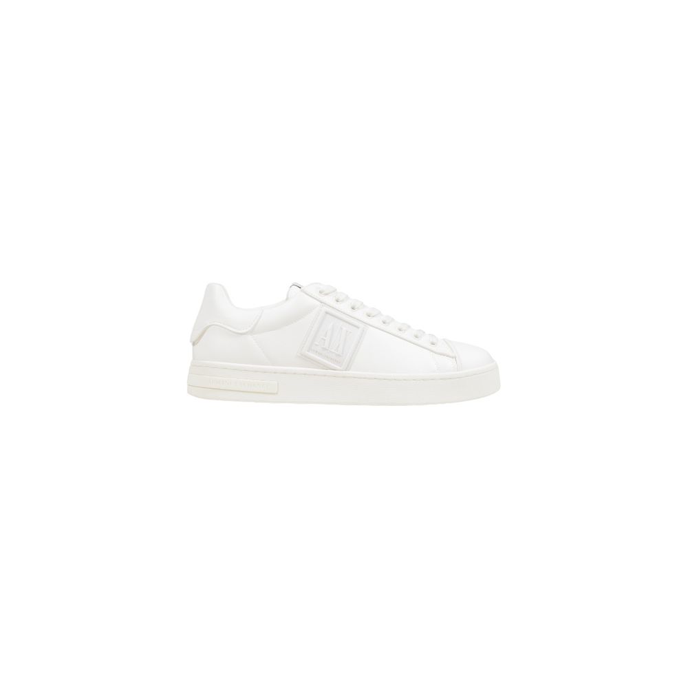 Armani Exchange White Polyester Low Top Sneakers | Regal Royce