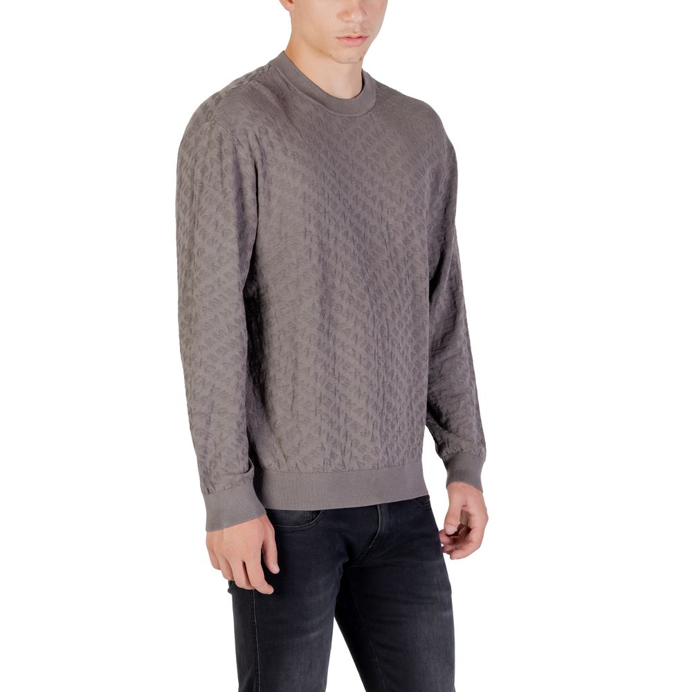 Armani Exchange Gray Polyamide Sweatshirt | Regal Royce